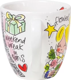 Blond Amsterdam, Happy - Mini Mok Lips -Korting Op Tafelgerei 1057x1200