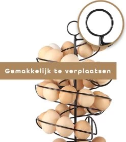 Eiermand – Eierrek – Eierhouder – Eieren – Zwart - Pasen - Tot 40 Eieren - BAULK® -Korting Op Tafelgerei 1071x1200