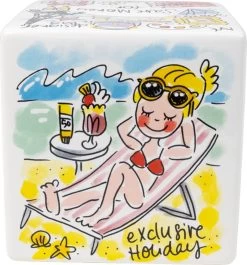 Blond Amsterdam, Even Bijkletsen: Spaarpot Vierkant 10 Blond Amsterdam, Even Bijkletsen: Spaarpot Vierkant -Korting Op Tafelgerei 1117x1200