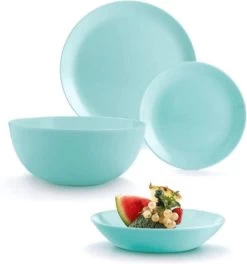 Luminarc Diwali Serviesset - 19-delig - 6 Persoons - Turquoise -Korting Op Tafelgerei 1123x1200 3