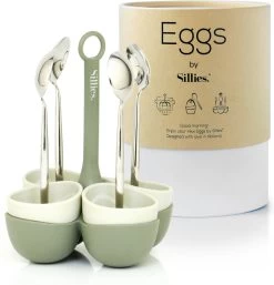 Sillies® Eggs - Pasen - Eierset - Eierdopjes - Eierlepeltjes - Eierhouder -Korting Op Tafelgerei 1152x1200