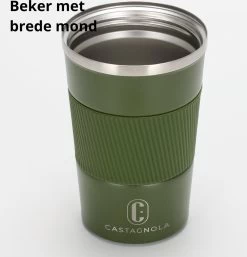 Castagnola Design RVS Koffiebeker To Go - Groen - 380ml - Thermosbeker - Theebeker 16 Castagnola Design RVS Koffiebeker To Go - Groen - 380ml - Thermosbeker - Theebeker -Korting Op Tafelgerei 1154x1200