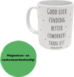 Merkloos Afscheidsmok | Afscheid Collega | Koffiemok | Mok 300 Ml | Mok | Keramische Mok -Korting Op Tafelgerei 1155x1200