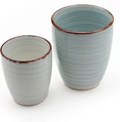 Koffiekopjes - Ocean Blue - Koffiebeker - Unieke Kleuren - Blauw - Set Van 12 Kopjes (ook Los Verkrijgbaar) - 160ML En 340ML - Porselein - Hip En Trendy -Korting Op Tafelgerei 1186x1200 1