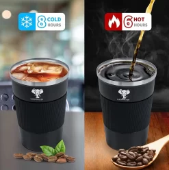 Elephant & Co Dubbelwandige Reisbeker - Koffie To Go -Duurzaam - 380ml - -Korting Op Tafelgerei 1195x1200 5