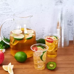 Bio Plastic Bekers - 140 Stuk(s) - 250 Ml - Transparant - Cups - Plastic Glazen - Kerst Servies -Korting Op Tafelgerei 1198x1200 2