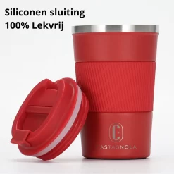 Castagnola Design RVS Koffiebeker To Go - Rood - 380ml - Thermosbeker - Theebeker -Korting Op Tafelgerei 1198x1200 6