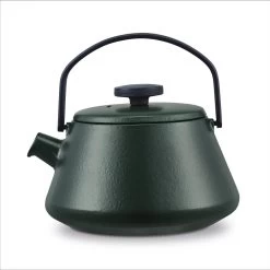 BRABANTIA T-TIME Donkergroene Theepot - Gietijzer - 0,7 L - Inclusief Zeefje