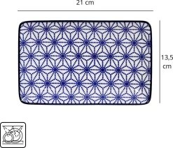 Tokyo Design Studio Nippon Blue Sushiserviesset - Porselein - 6 Delig - 2 Persoons -Korting Op Tafelgerei 1200x1030 4