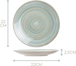 Cosy&Trendy Serviesset 24-delig Turbolino Blauw -Korting Op Tafelgerei 1200x1034 4