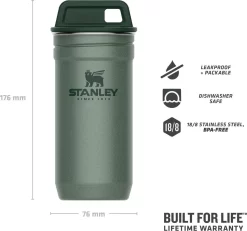 Stanley The Nesting Shot Glass Set - Hammertone Green -Korting Op Tafelgerei 1200x1124