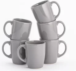 Lite-Body - Hermes - Thee Beker 30cl - Set Van 6 - Grijs