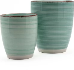 Koffiekopjes - Ocean Blue - Koffiebeker - Unieke Kleuren - Blauw - Set Van 12 Kopjes (ook Los Verkrijgbaar) - 160ML En 340ML - Porselein - Hip En Trendy -Korting Op Tafelgerei 1200x1138 1