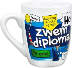 Paperdreams - Cartoonmok - Zwemdiploma -Korting Op Tafelgerei 1200x1142