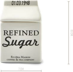 Riviera Maison Suikerpot, Voorraadpot - Carton Jar Sugar – Wit - (LxBxH) 7.6x7.6x10 Cm 9 Riviera Maison Suikerpot, Voorraadpot - Carton Jar Sugar – Wit - (LxBxH) 7.6x7.6x10 Cm -Korting Op Tafelgerei 1200x1185 8