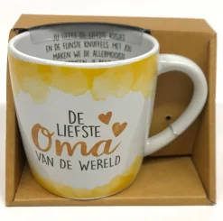 Enjoy Mok - De Liefste Oma Van De Wereld - Met Binnen Tekst - Koffie Mok - Beker - Moederdag - Liefde - Verjaardagscadeau -Korting Op Tafelgerei 1200x1189 1