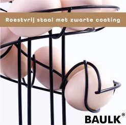 Eiermand – Eierrek – Eierhouder – Eieren – 360° - Zwart - Pasen - 39 Eieren - BAULK® 13 Eiermand – Eierrek – Eierhouder – Eieren – 360° - Zwart - Pasen - 39 Eieren - BAULK® -Korting Op Tafelgerei 1200x1197 12