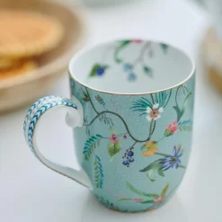 Pip Studio Jolie - Set 2 Tassen Flowers - Small 145ml - Mokken Klein - Bloemen - Groen -Korting Op Tafelgerei 1200x1200 204