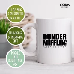 Dunder Mifflin Mok - The Office Merchandise - Michael Scoot - Koffiemok - Grappige Cadeaus - Kado Man - Cadeau Voor Man - Mokken En Bekers - Verjaardag Cadeau - Koffiekopjes - Mok Met Tekst - Collega Kado -Korting Op Tafelgerei 1200x1200 250
