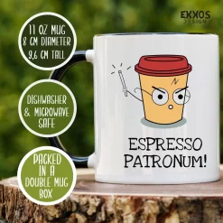 Haryy Potter Espresso Patronum Mok - Harry Potter - Grappige Cadeaus - Verjaardag Cadeau - Cadeau Voor Man - Cadeau Voor Vrouw - Mok Met Tekst - Mokken - Best Cadeautjes - Thee Glazen - Koffie Mok -Korting Op Tafelgerei 1200x1200 265