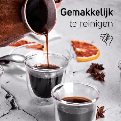 Dubbelwandige ESPRESSO Glazen Van Borosilicaat - Warme En Koude Dranken Kopjes - 70 ML - Set Van 4 -Korting Op Tafelgerei 1200x1200 320