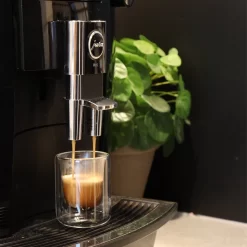 Orange85 Espresso Glazen - Set Van 4 - Kopjes - Dubbelwandig - Glas - 80ml - 5.5 X 7.5 Cm - Koffiekopjes