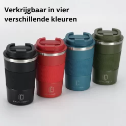 Castagnola Design RVS Koffiebeker To Go - Zwart - 380ml - Thermosbeker - Theebeker -Korting Op Tafelgerei 1200x1200 437
