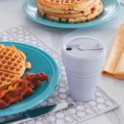 STOJO - Opvouwbare Beker - To Go - Grijs - 237ml - Herbruikbaar -Korting Op Tafelgerei 1200x1200 503