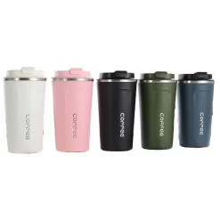 Koffiebeker To Go | Lekvrije Thermosbeker | Thermosfles | RVS Reisbeker | Dubbelwandige Travel Mug | 380 Ml | Zwart -Korting Op Tafelgerei 1200x1200 538