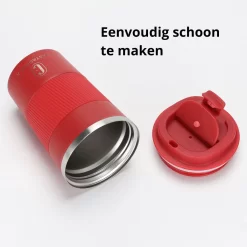 Castagnola Design RVS Koffiebeker To Go - Rood - 380ml - Thermosbeker - Theebeker -Korting Op Tafelgerei 1200x1200 541