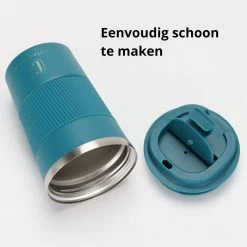 Castagnola Design RVS Koffiebeker To Go - Blauw - 380ml - Thermosbeker - Theebeker -Korting Op Tafelgerei 1200x1200 565
