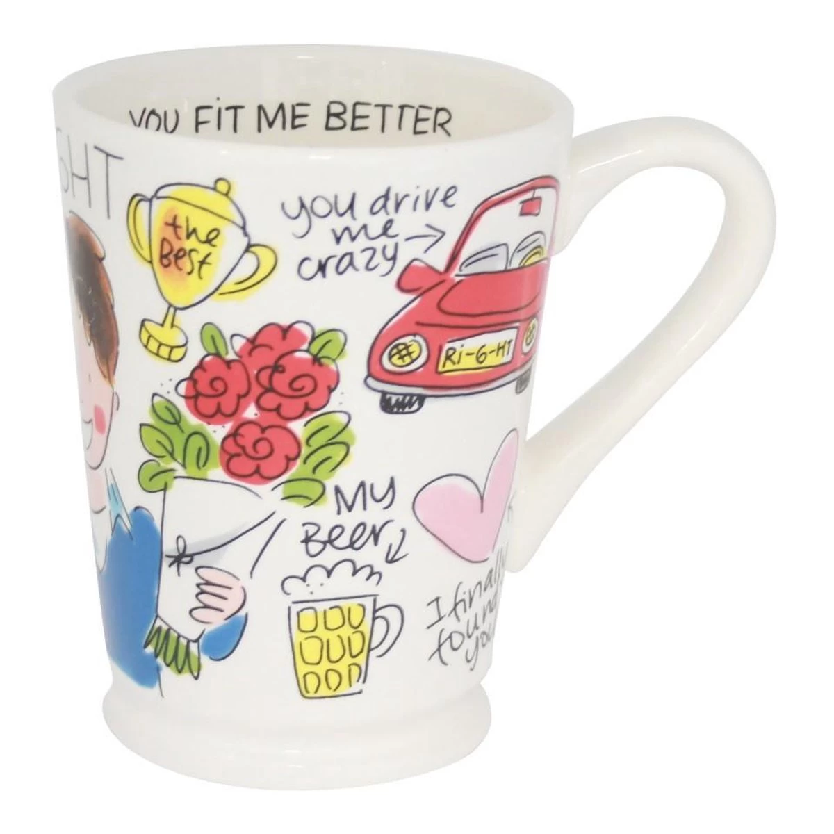 Blond Amsterdam - Specials - Beker XL - Mr Right - 0,5L 1 Blond Amsterdam - Specials - Beker XL - Mr Right - 0,5L