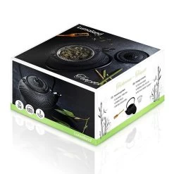 Lumaland - Thee Set - Theeservies - 1x Gietijzeren Theepot (1,4L), 1x Bamboe Doseerlepel, 1x Edelstalen Zeef -Korting Op Tafelgerei 1200x1200 602