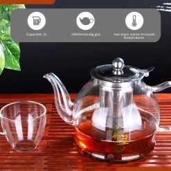 SensaHome - Infuser Theekan/Theepot - Transparant - Glas -Korting Op Tafelgerei 1200x1200 671