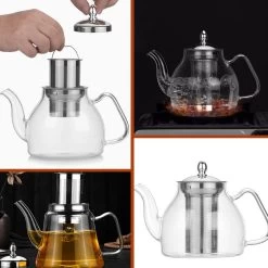 SensaHome - Infuser Theekan/Theepot - Transparant - Glas -Korting Op Tafelgerei 1200x1200 675
