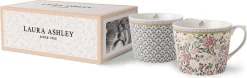 Laura Ashley Giftset 2 Bekers Assorti Bloem 30 Cl. -Korting Op Tafelgerei 1200x379
