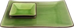 Sushi Servies Set 2 Personen | Groen | Luxe Sushi Servies | Handgemaakt | Sushi Bord En Schaaltjes | 2 Paar Chopsticks | Japanse Kwaliteit | Kirin Gumi Fine Collection | Keramiek | Vaatwasser Bestendig | 5-delig -Korting Op Tafelgerei 1200x462