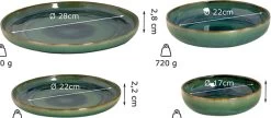Palmer Serviesset Miami Stoneware 6-persoons 24-delig Groen -Korting Op Tafelgerei 1200x524