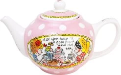 Blond Amsterdam Even Bijkletsen Theepot - 1,5 L