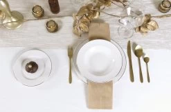 LeRijn® Serviesset Deventer 6 Persoons - 18 Delig - Licht Crème Wit Met Gouden Rand En Motief - Dinerborden - Soepborden - Dessertborden - Borden Servies - Bordenset -Korting Op Tafelgerei 1200x793 4