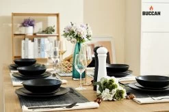 Buccan Borden Set - Matt Onyx - Zwart - 18pcs -Korting Op Tafelgerei 1200x799 36