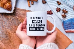 Mok Met Tekst: Ik Ben Niet Koppig. Ik Heb Gewoon Altijd Gelijk | Grappige Mok | Grappige Cadeaus -Korting Op Tafelgerei 1200x800 15