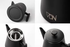 VDN RVS Theepot Dubbelwandig Met Filter - Zwarte Theekan 1 Liter - 902 -Korting Op Tafelgerei 1200x800 81