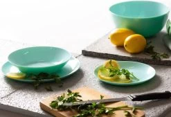 Luminarc Diwali Serviesset - 19-delig - 6 Persoons - Turquoise -Korting Op Tafelgerei 1200x820 1