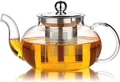 Glazen Theepot Met Filter (RVS) - 1.2 Liter - Thee Infuser – Borosilicaat – Anti-druppel Tuit -Korting Op Tafelgerei 1200x824 1