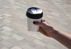 Retulp - Travel Mug - 275 Ml - Koffiebeker To Go - Mok - Night Black -Korting Op Tafelgerei 1200x830