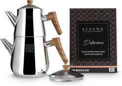 Serenk Definition Turkse Theepot - Inductie Geschikt - Theepottenset - RVS -Korting Op Tafelgerei 1200x850 1