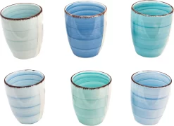 Studio Tavola Bekers Ocean Blue 160 Ml - 6 Stuks 10 Studio Tavola Bekers Ocean Blue 160 Ml - 6 Stuks -Korting Op Tafelgerei 1200x873