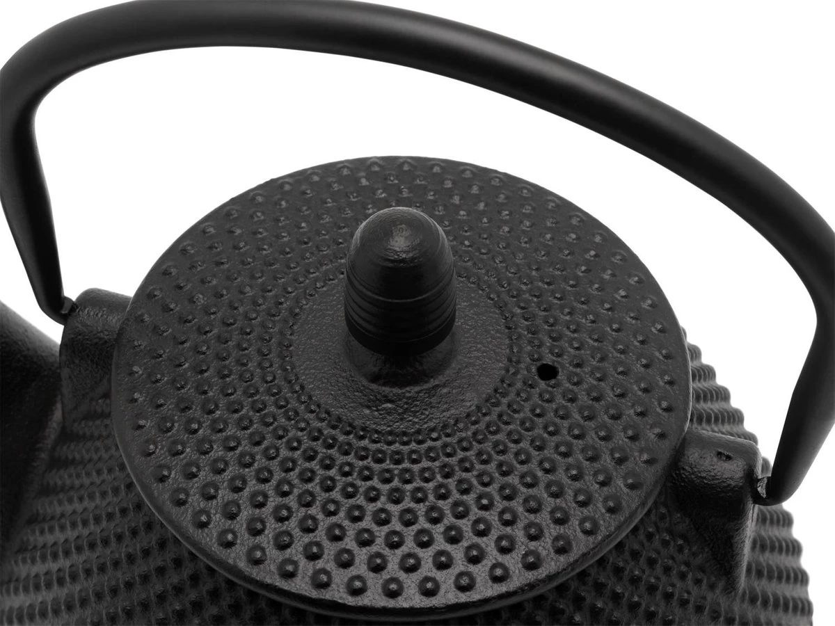 Bredemeijer - Theepot Wuhan 1,0L Gietijzer Zwart 6 Bredemeijer - Theepot Wuhan 1,0L Gietijzer Zwart - Afbeelding 6