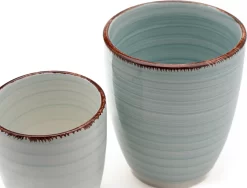 Koffiekopjes - Ocean Blue - Koffiebeker - Unieke Kleuren - Blauw - Set Van 12 Kopjes (ook Los Verkrijgbaar) - 160ML En 340ML - Porselein - Hip En Trendy -Korting Op Tafelgerei 1200x911